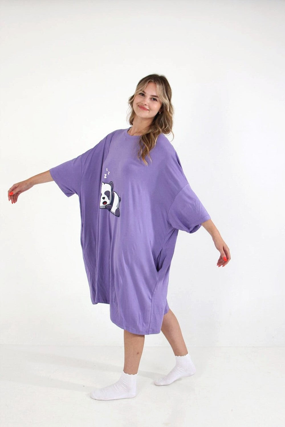 Purple Bamboo Sleep Tee