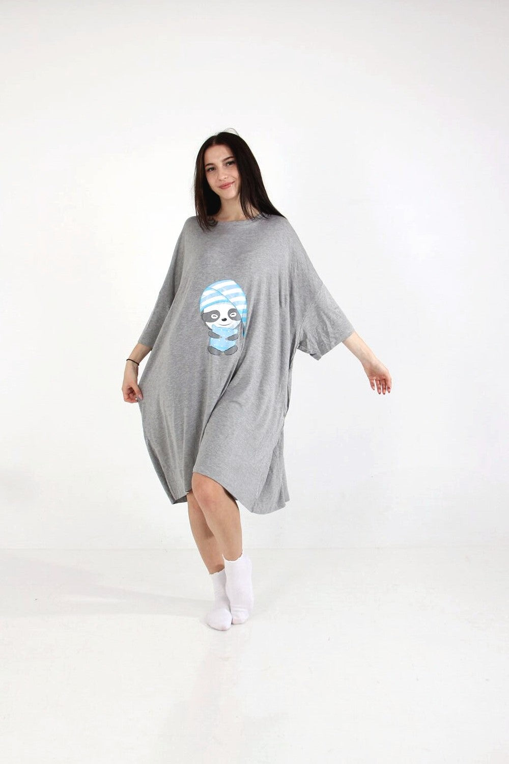 Grey Bamboo Sleep Tee