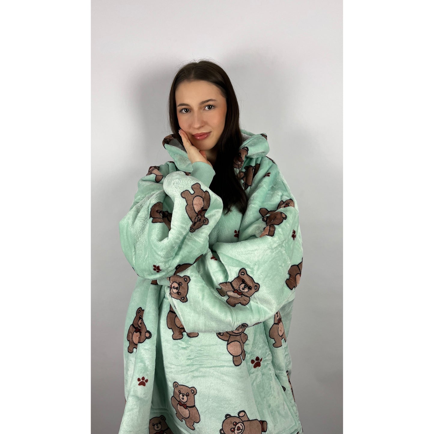 Bear Hoodie Blanket