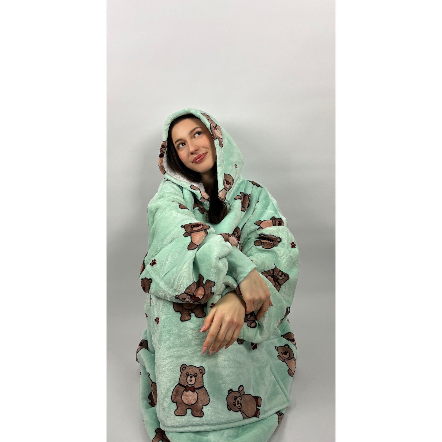 Bear Hoodie Blanket