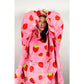 Strawberry Hoodie Blanket